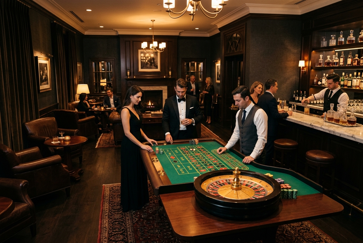 The Vault Bar — intimate lounge bar with curated cocktail menu